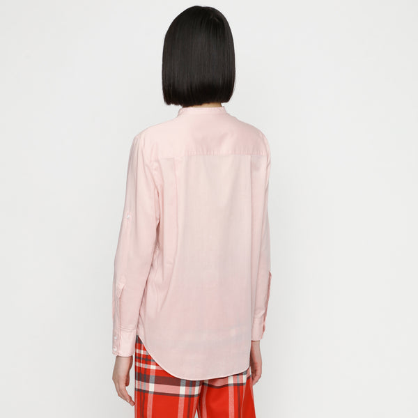 BOSS - blusa Befelize - tailored fit e relaxed fit - rosa pallido