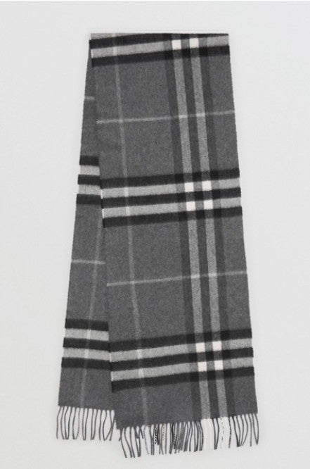 Sciarpa Classica in cashmere con motivo tartan