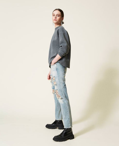 Jeans boyfriend 'Celsian' con rotture