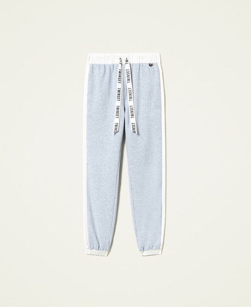 Joggers in felpa mélange