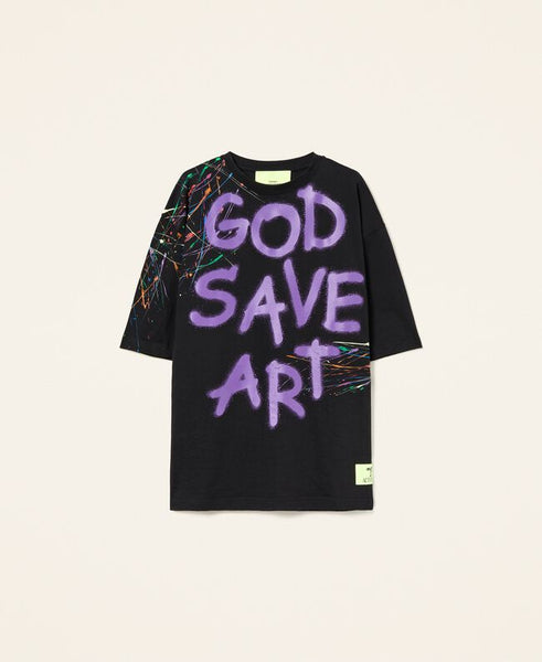 T-shirt unisex MYFO 'God Save Art'